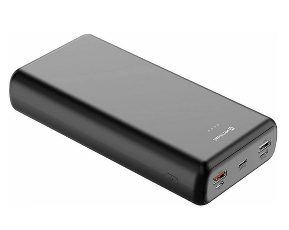 фото Зовнішній акумулятор (павербанк) Swissten Power Line 30000 mAh 20W (22013914)