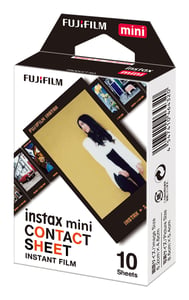 Fujifilm Instax MINI Kontaktbogenfilm Schwarz