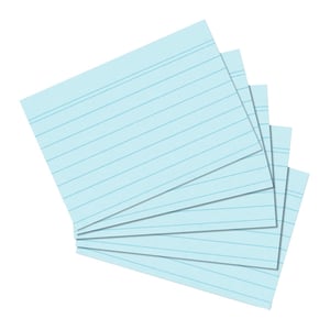 Herlitz 10836187 catalog card, Blue, 1 pc.