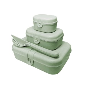 koziol PASCAL READY Zestaw pudełek na lunch Termoplastyczny Zielony 3 szt.