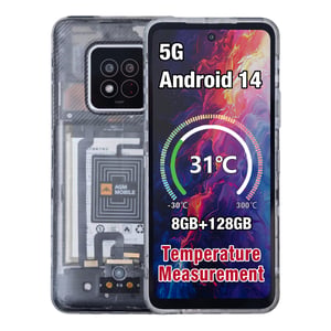 AGM X6 Phantom 17,2 cm (6.78") Dual SIM Android 14 5G 8 GB 128 GB 5000 mAh Transparent