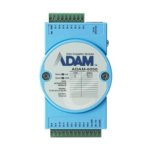 Advantech ADAM-6050-D1 digital/analog I/O-modul Sammanslagna kanaler