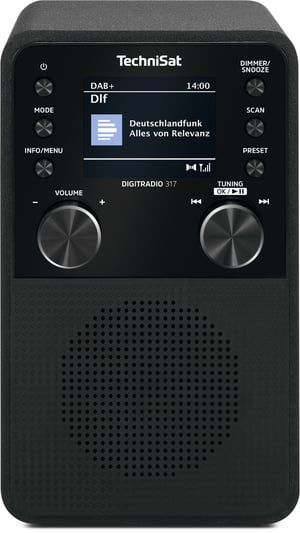 TechniSat DigitRadio 317 Bärbar Analog och digital Svart