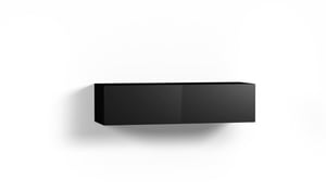 Tuckano Szafka RTV NEGRO 120x40xH.30 czarny/czarny mat