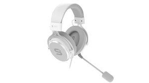 SPC Gear Viro Plus Hörlurar med sladd, huvudband, gaming, USB typ A, vit