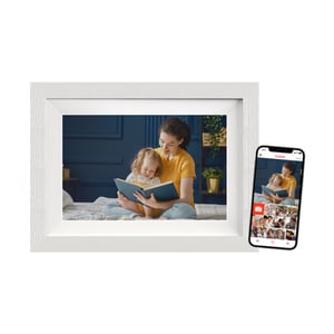 Braun DigiFrame 10W digital fotoram Vit 25,6 cm (10,1") Pekskärm Wi-Fi