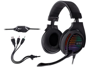 Tracer TRASLU46466 Headphones/Headset Wired Headband Gaming Black