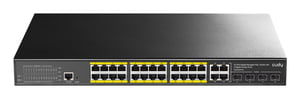 Cudy GS2028PS4 Managed L2 Gigabit Ethernet (10/100/1000) PoE Support 1U Black