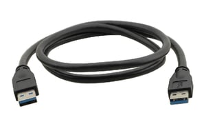 Kramer Electronics USB-A (M) to USB-A (M) 3.0, 1.8m USB Cable, USB 2.0, 1.8 m, USB A, Black