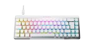 Turtle Beach Vulcan II Mini Air Gaming-Tastatur, RF-Funk + Bluetooth, QWERTZ, Deutsch, Weiß