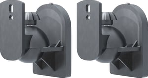 Goobay 49393 Speaker Mount Wall Acrylonitrile Butadiene Styrene (ABS) Copolymer Black