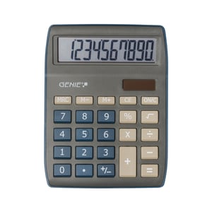 Genie 840 DB kalkulator Desktop Wyświetlacz kalkulatora Niebieski, Szary