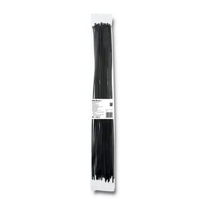 Qoltec 52214 kabelband Kabelband för stege Nylon Svart 50 st.