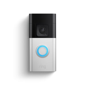 Ring Battery Doorbell Plus Czarny, Nikiel