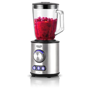 Adler AD 4078 Blender, 1700 W Countertop Blender, Black, Stainless Steel, Transparent