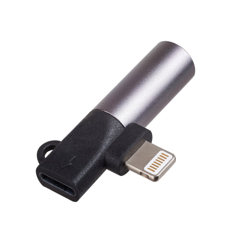 Akyga AK-AD-63 przejściówka do kabli Lightning Jack Czarny