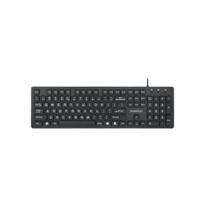 Perixx PERIBOARD-117 DE klawiatura Uniwersalne USB QWERTZ Niemiecki Czarny
