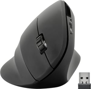 SPEEDLINK SL-630019-RRBK Office Mouse (Right-Handed) RF Wireless + USB Type-A Optical 1600 DPI