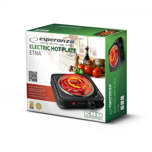 Esperanza EKH012K płyta kuchenna Czarny Blat 21 cm 1 stref(y)