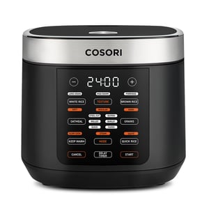 Cosori 5,0-Quart-Reiskocher mit Schnellkochfunktion, 1000 W, schwarz