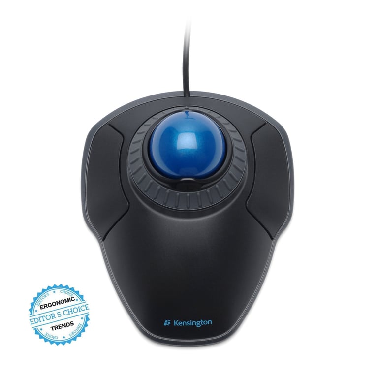 Kensington Trackball Orbit, przewodowy, z pierścieniem przewijania