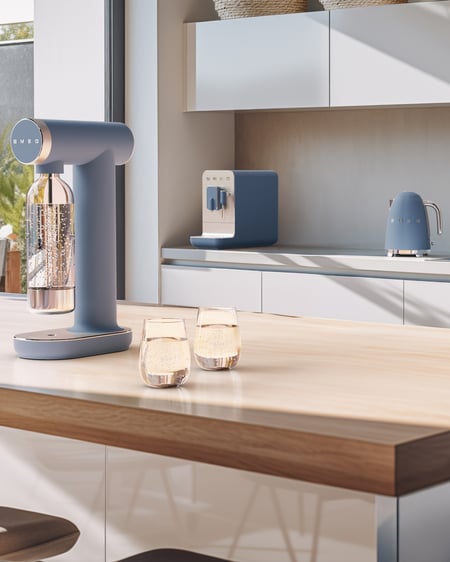 Smeg SKC01SBM saturator Plastik Niebieski