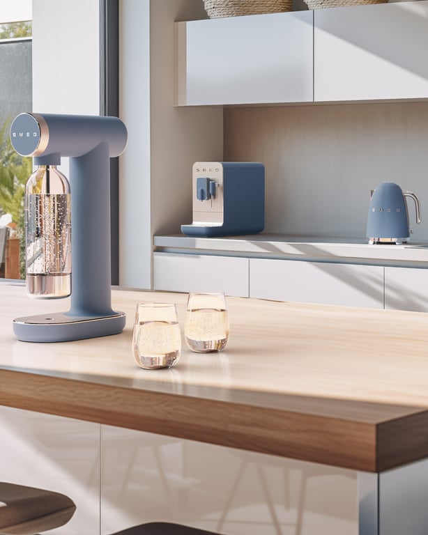 Smeg SKC01SBM saturator Plastik Niebieski