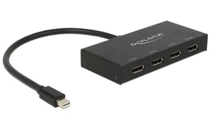 DeLOCK 87693 DisplayPort TV Splitter, 4x DisplayPort