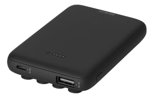 Deltaco PB-Q1000 Lithium-ion (Li-Ion) Power Bank, 5000 mAh, Black