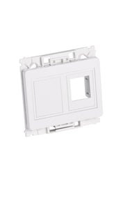 Lanview LVN126160 Rahmen für Steckdosen und Schalter, Weiß