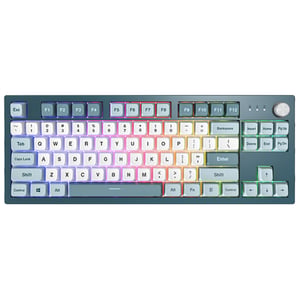 Montech MKey TKL klawiatura Gaming USB Ciemny Szary, Jasny Niebieski, Biały