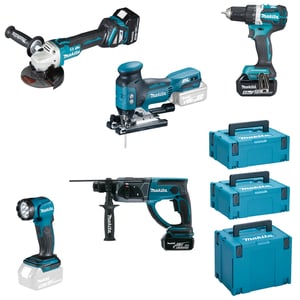Makita DLX5044TJ Cordless Combo Set