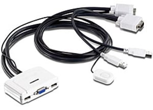 Trendnet TK-217i KVM-Switch, weiß