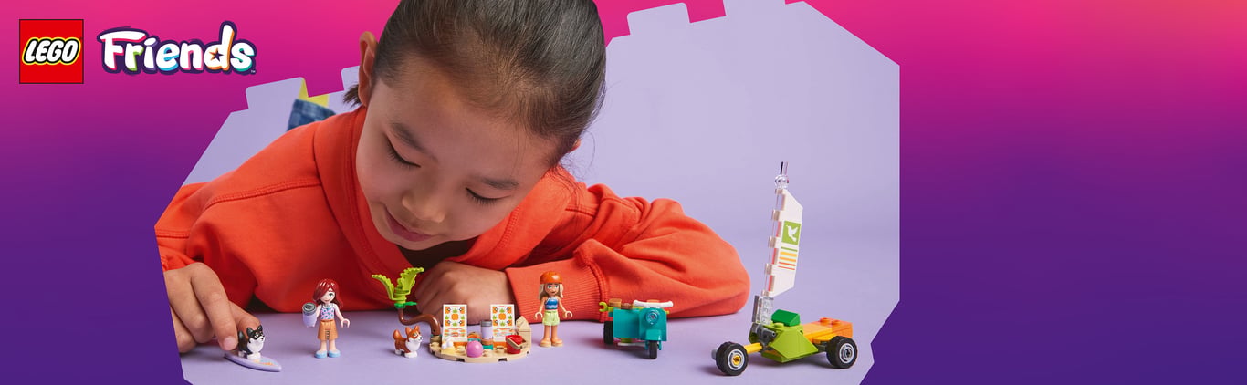 LEGO Friends Przygoda z surfującymi psami i skuterem