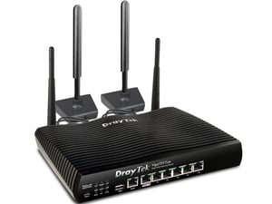 DrayTek Vigor2927Lac WLAN-Router mit Gigabit-Ethernet, Dualband (2,4 GHz/5 GHz) und 4G, schwarz