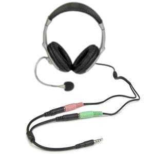 StarTech.com MUYHSMFF rozgałęźnik audio Czarny