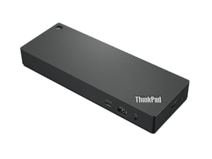 Lenovo 40B00300EU Thunderbolt 4-Dockingstation (kabelgebunden), Schwarz, Rot