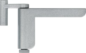 ABUS 2603 S CL/DFNLIESPP Wohnsiedlung Verdeckter Schiebetürschließer Für Rechtshänder Silber