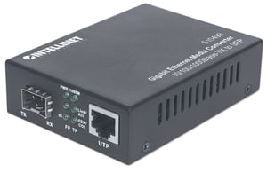 Intellinet 510493 Netzwerkkonverter 1000 Mbit/s Schwarz