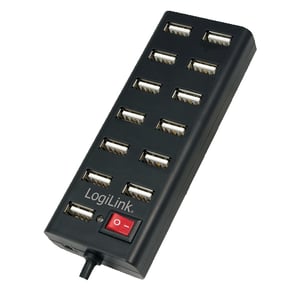 LogiLink UA0126 Hubs und Konzentratoren 480 Mbit/s Schwarz