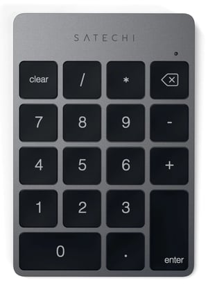 Satechi ST-KSALKPM klawiatura do urządzeń mobilnych Numeryczna Bluetooth Szary