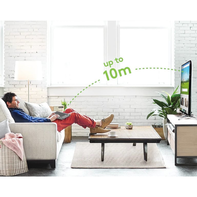 Techly ICTB9801TB klawiatura Uniwersalne RF Wireless + Bluetooth QWERTY US English Czarny