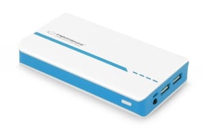 Esperanza EMP107WB powerbank 11 000 mAh Blå, Vit