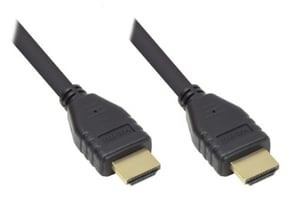 Alcasa GC-M0139 3 m HDMI Cable, HDMI Type A (Standard), Black