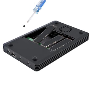 StarTech M2E4BTB3 obudowa do dysków twardych Obudowa SSD Czarny M.2