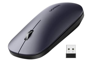 Ugreen 90372 Ambidextrous RF Wireless Optical Mouse, 4000 DPI