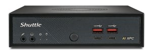 Shuttle Slim AI PC DN11H7 PC-volym 1,35 l Svart 155H Intel SoC