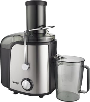 Gorenje JC805EII wyciskarka do soków Sokowirówka wolnoobrotowa 800 W Czarny, Stal nierdzewna
