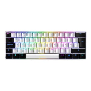 Sharkoon SGK50 S4 trådlöst RF-gamingtangentbord + USB QWERTY portugisiska vitt