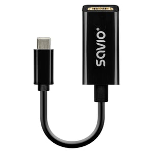 Savio AK-79 externe USB-Grafikkarte, schwarz
